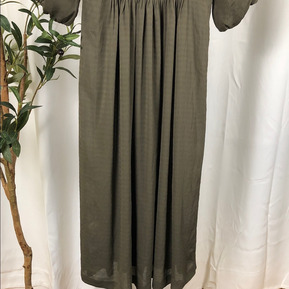 French Connection Cora Pleated Midi Dress Sz 6 (DJ4) - Picture 10 of 11
